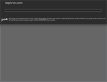 Tablet Screenshot of inglove.com